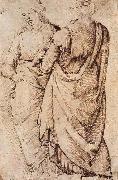 GHIRLANDAIO, Domenico Study of Two Women oil painting